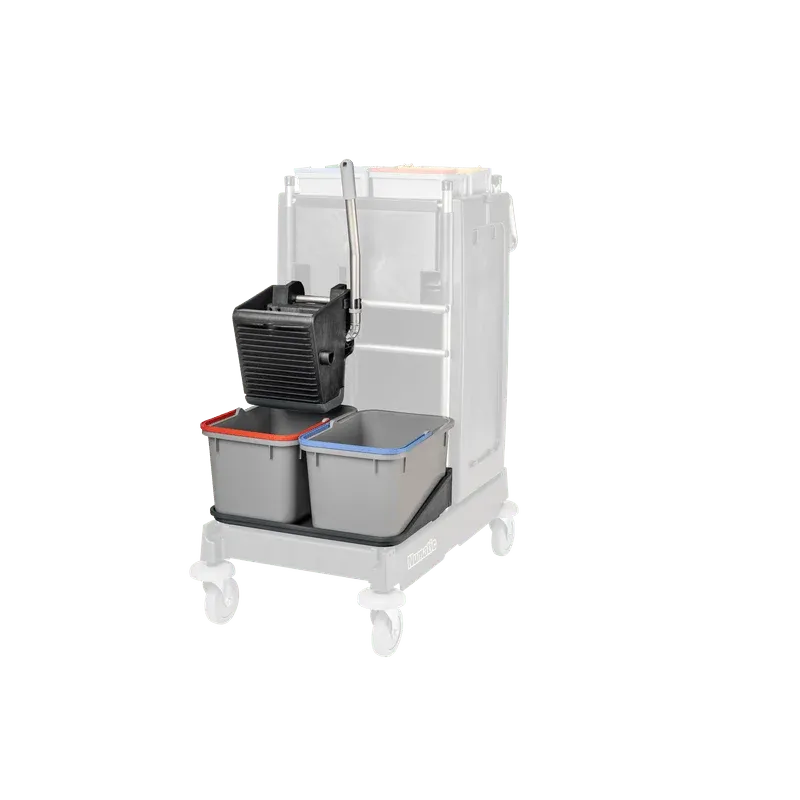 Numatic SRK 1 schwarz - Universalpresse pulverbeschichtet , 2 x 17 Liter Eimer und Schale f. 17 Li | Packung (1 Stück)