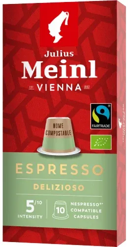 Julius Meinl BIO & Fairtrade Cápsulas Compatibles con Nespresso®*