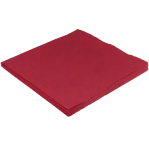 TakeAware.nl Servet 2 laags 1/4 vouw 33x33cm papier bordeaux