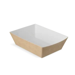 takeaware.nl Friet- en snackbakjes Frietbakjes A7 kraft/wit BIO