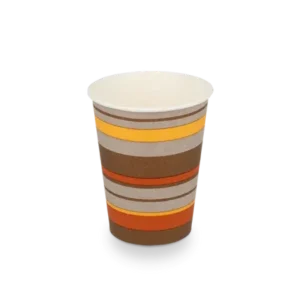 Coffee Cup Carton 150cc 6oz Ø7 cm striped (2.500 pcs)
