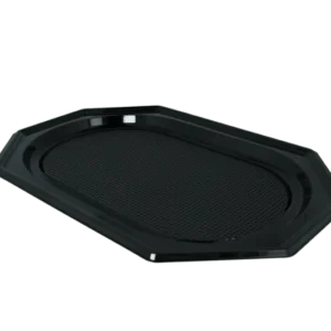 takeaware.nl Maaltijdbakken en schalen Catering schalen achthoekig 45cm zwart PET