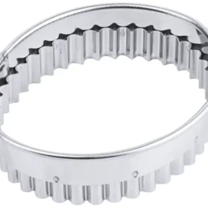 Ausstechform Edelstahl Ausstecher oval gezackt - CPGASTRO
