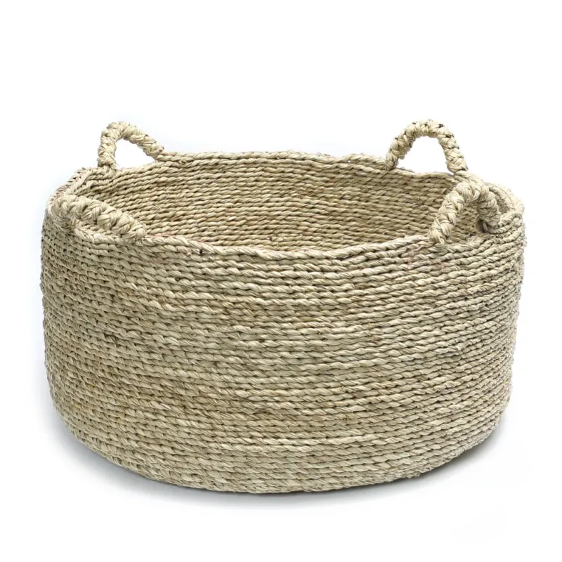 LES QUATRE MAINS Basket - Natural - S