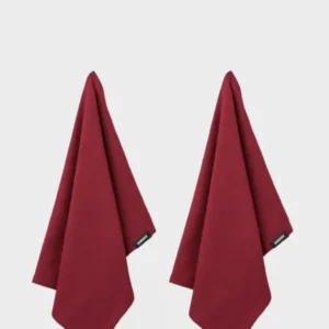 HUMDAKIN Bio Geschirrtuch - 2er Pack Organic Textiles 247 Rosewood