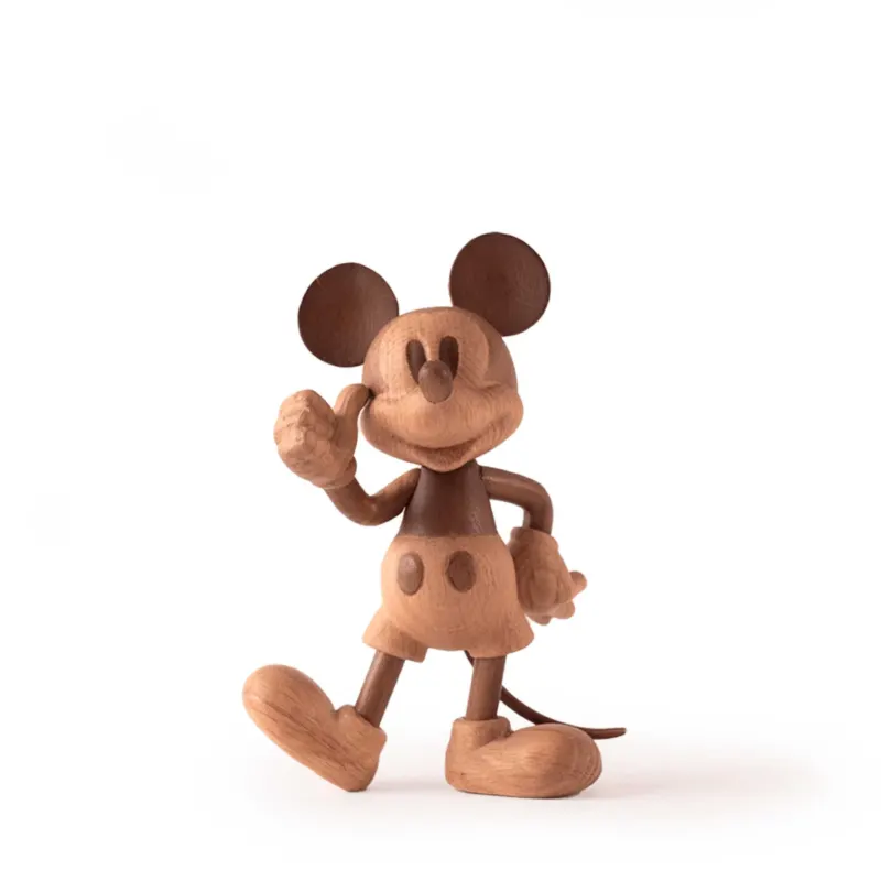 Holzfigur Mickey Mouse Groß – Eiche · 24 cm | boyhood × Disney