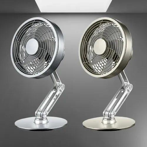 Height-Adjustable Stand Compact Turbo Mini Desk Fan - Image 0