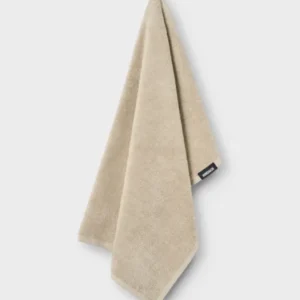 HUMDAKIN Cotton-terry Weave-knit Guest towel | Organic Cotton Organic Textiles 01 Light Stone