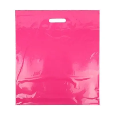 Budget-Kunststofftaschen 45x50+2x4 cm Rosa (400 Stück) [FP-DQU202]