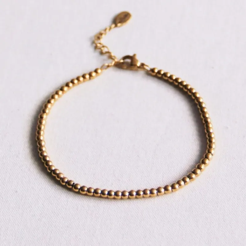 Damen Armband 'Balls' gold small