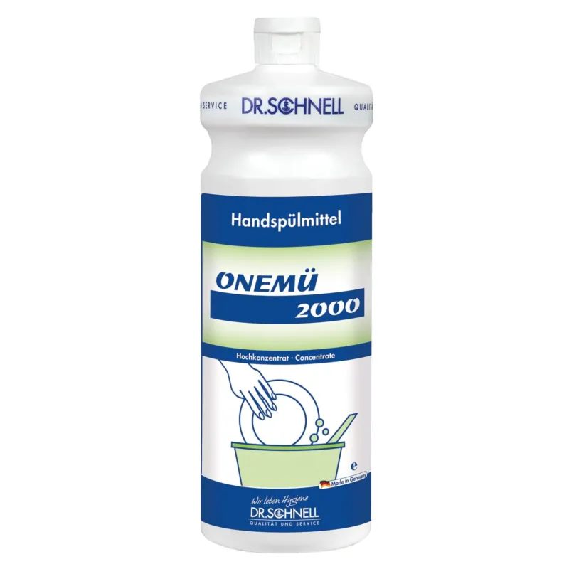 Dr. Schnell Onemü 2000 Handspülmittel und Universalreiniger 1 Liter Flasche