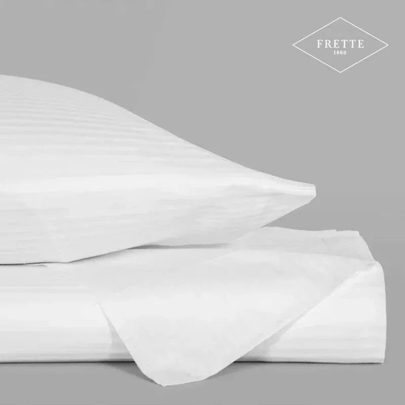 Federa in raso rigato 300 fili, cm 50x80 - Frette