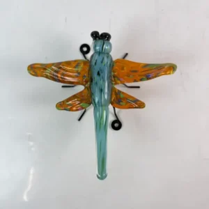 Glas Libelle Länge ca. 19cm Handarbeit