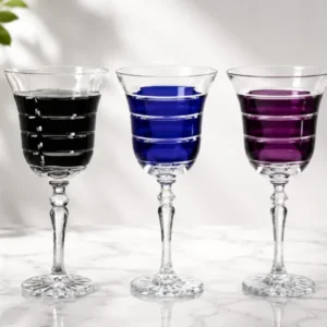 Weinglas Weinkelch Handgeschliffen Kristall Glas 240 ml