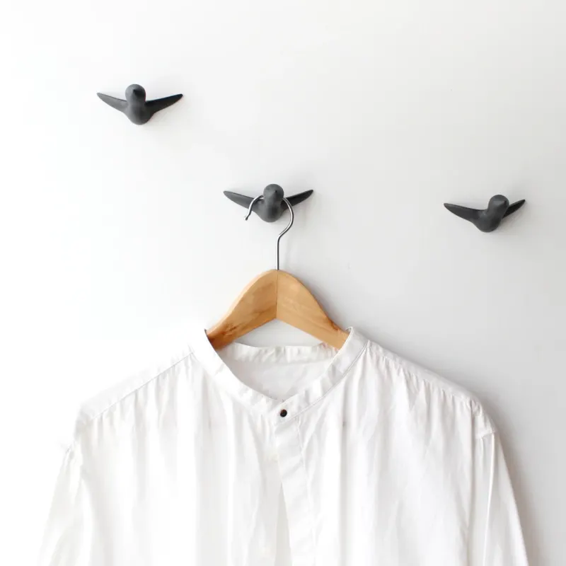MINI VOGELSCHWARM - Garderobenhaken - 3er Set Vögel - klein | Formpoet