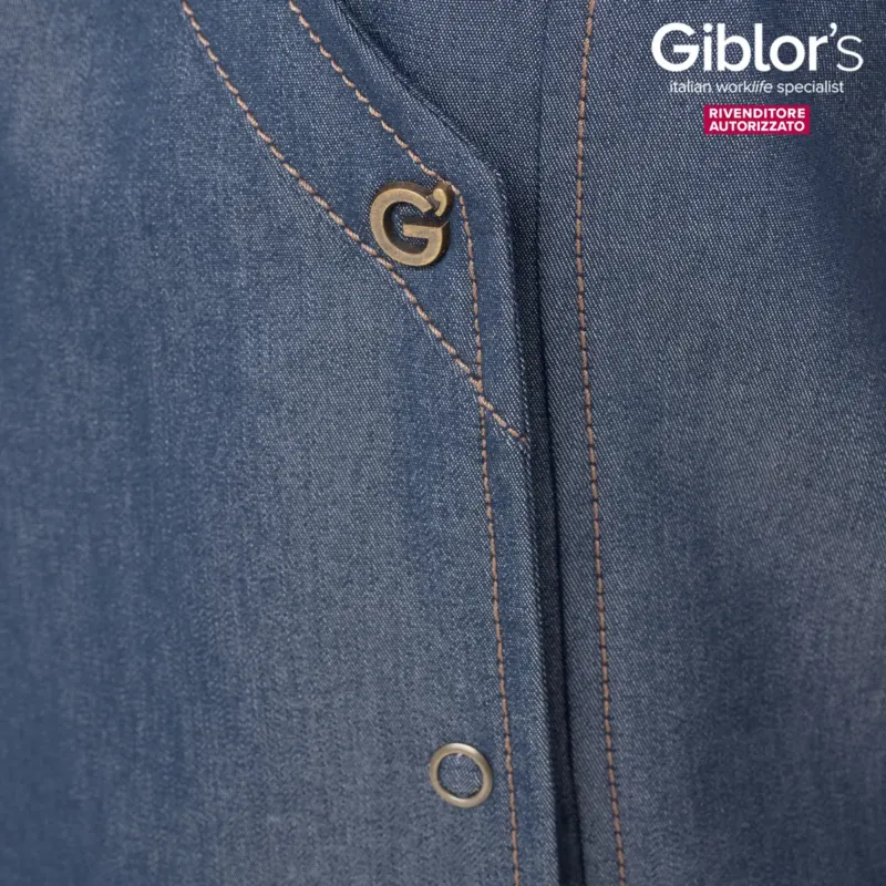 Casacca Frency, colore Jeans Blu - Giblor's