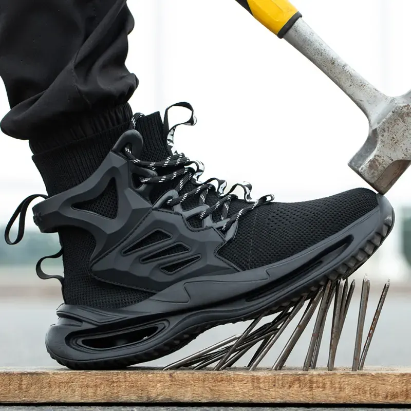 Construction Helper Anti-Smash Indestructible Safety Shoes - Image 0
