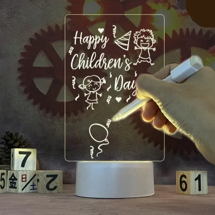 Creative Note Board Led Table Lamp - Image 0