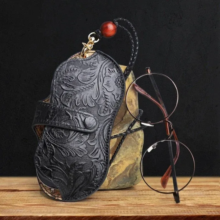 Handmade Leather Elegant Eyeglasses Case - Image 0