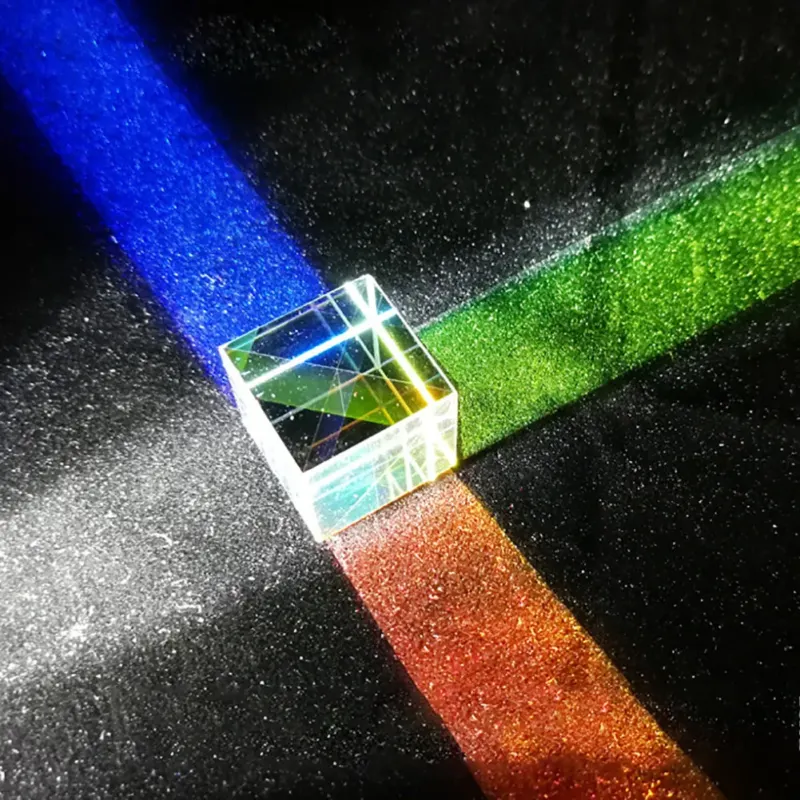 Colorful Light Reflecting Cube Home Decor - Image 0