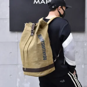 Nomad Friendly Canvas Bucket Bag Backpack - Image 0