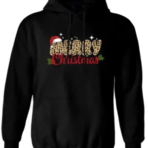 Bild: Hoodie - Merry Christmas (Leo-Print).