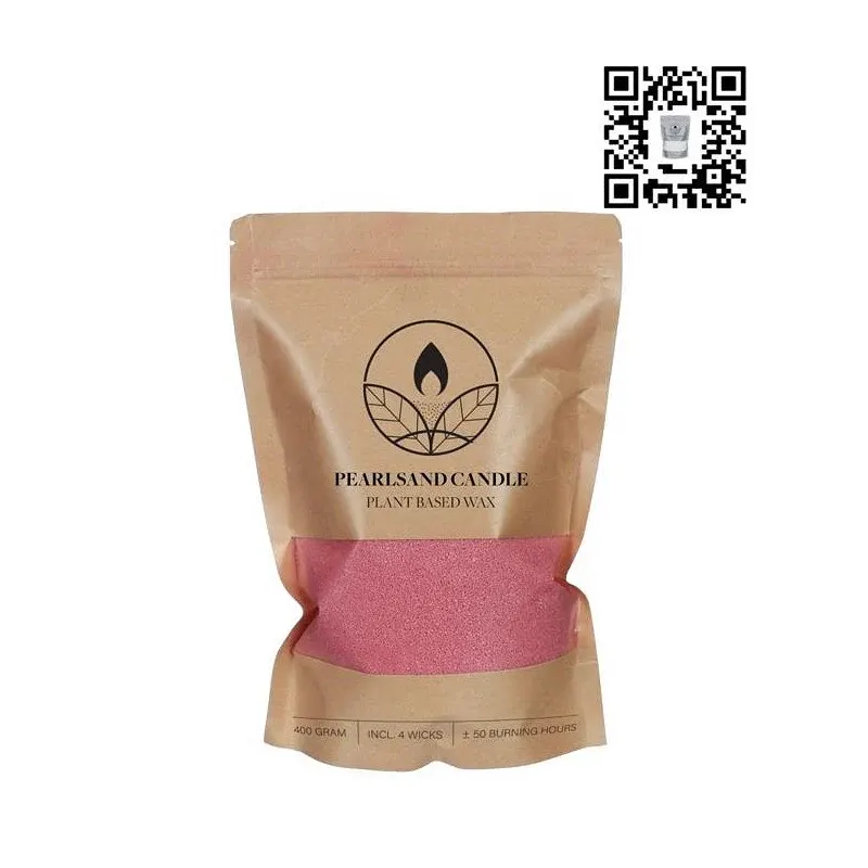Pearlsand Candle 400gr Pink