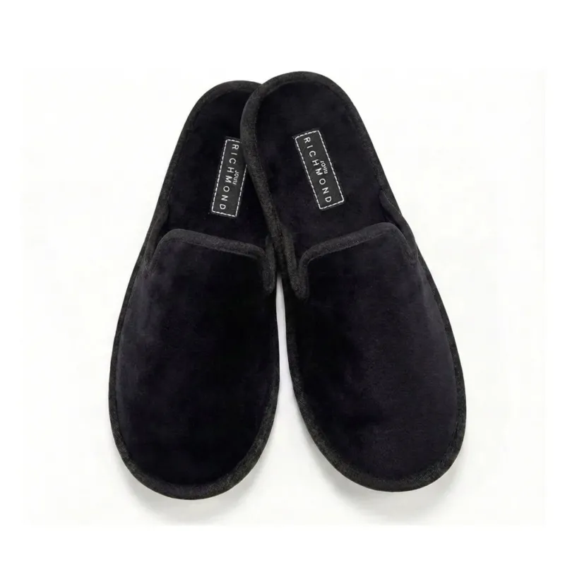 Ciabattine nere Soft Plush - John Richmond