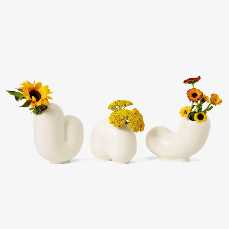 Keramikvase Kirby – Dolomit | Areaware