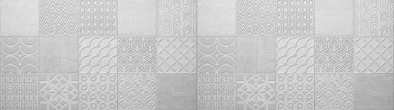 Küchenrückwand-Hellgraue quadratische Mosaik