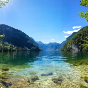 Küchenrückwand-Königsee & Berge in Alpen