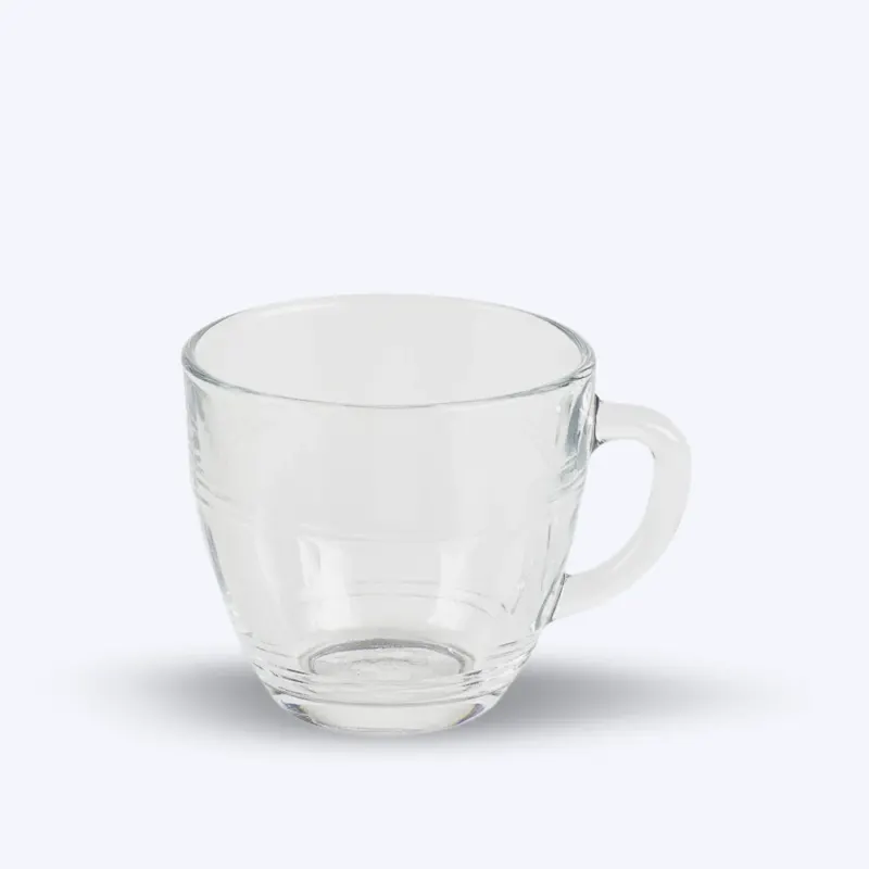 Le Gigogne - Tasse en verre transparent 22 cl (Lot de 6)