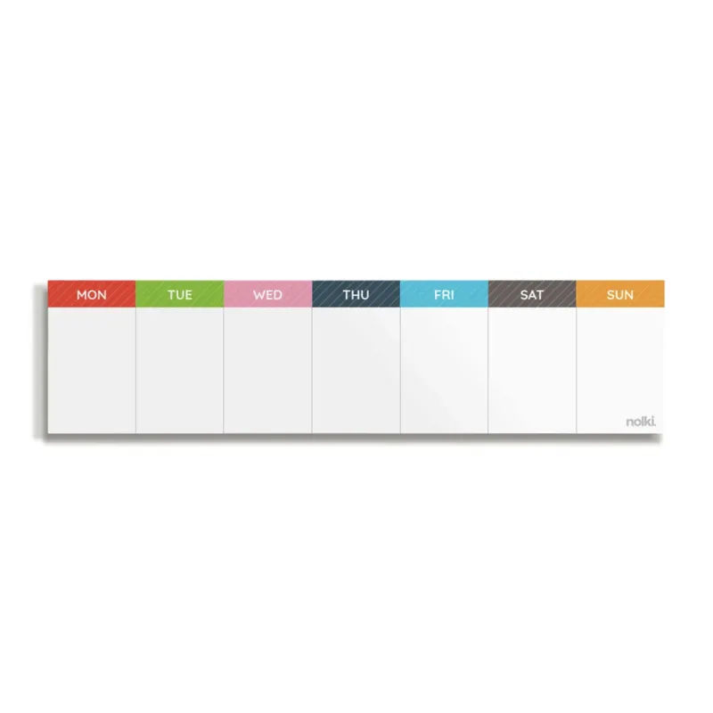Mini WEEK PLANNER Crayon | Kleiner WOCHENPLANER | 50 Seiten | nolki - Charles & Marie