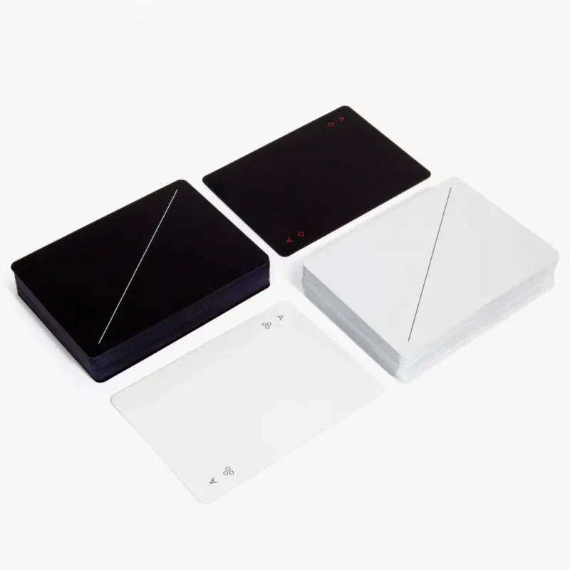 Spielkarten Minim – Minimalistisch · 52 Karten | Areaware