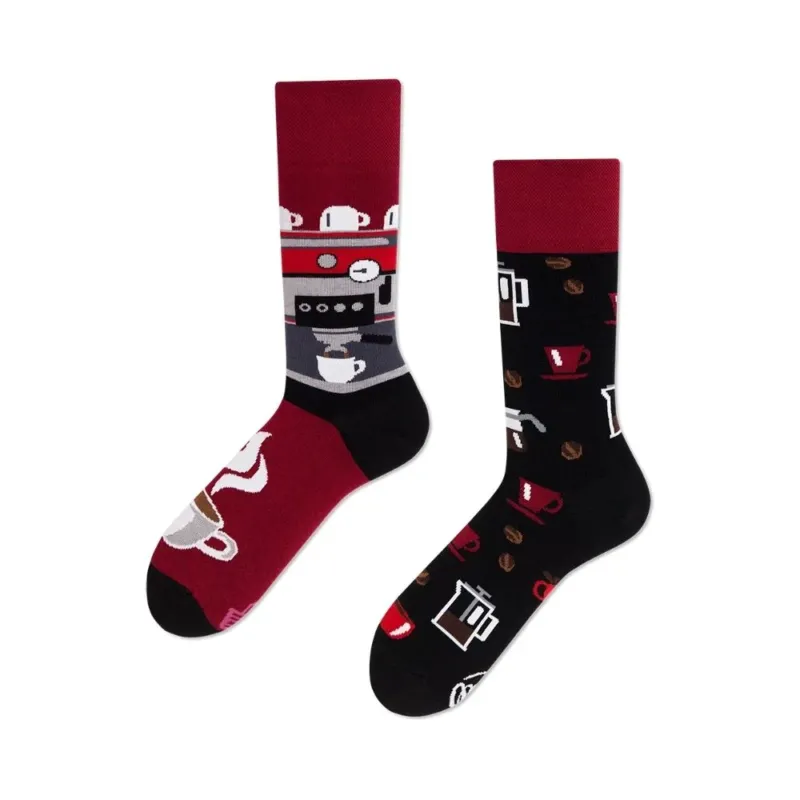 Motivsocken "DARK ESPRESSO" von Many Mornings