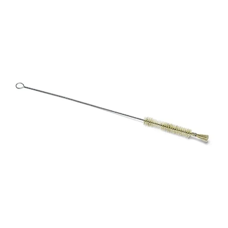 Die Nölle Profi Brush Pipetten- und Reagenzglasbürste, eine 320 mm lange Bürste mit 12 mm Durchmesser, verfügt über reine Borstenbündel und einen Bügelgriff und ist somit ideal zum Reinigen enger Stellen wie Flaschen oder Röhrchen geeignet.