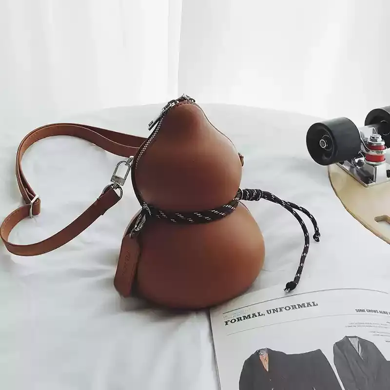 Double-Bubble Sculptural Artistic Crossbody Bag - Image 0
