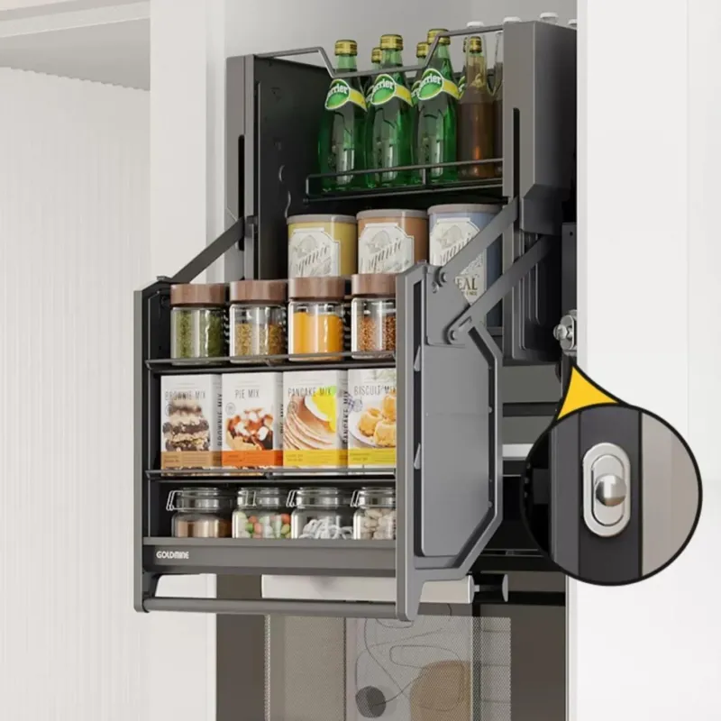 Pull-Down Easy Organizer Kitchen Storage Shelf - Image 0