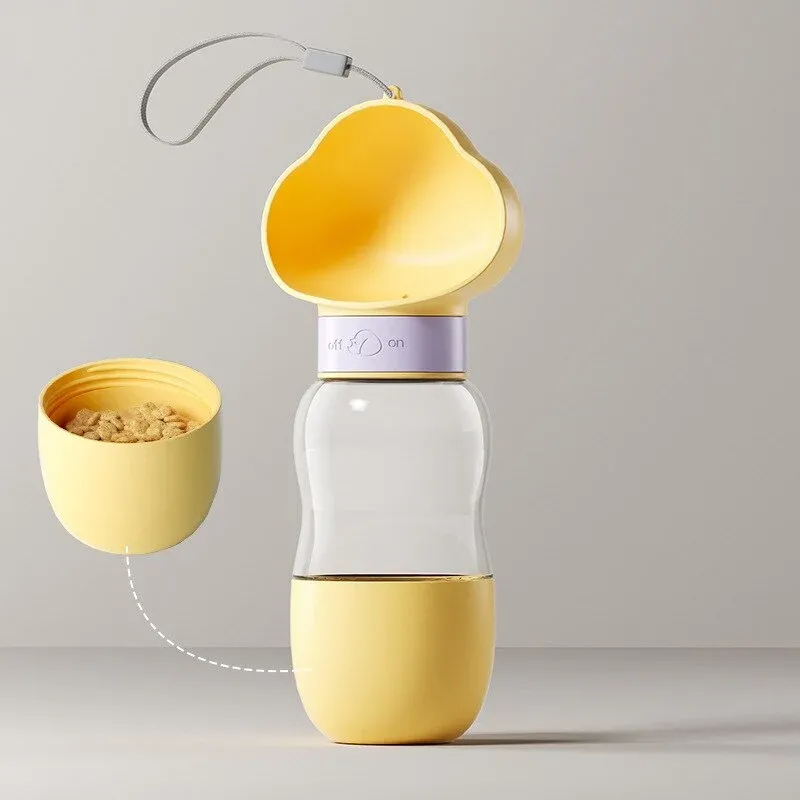 2in1 Smart Pet Portable Water Bottle Feeder - Image 0