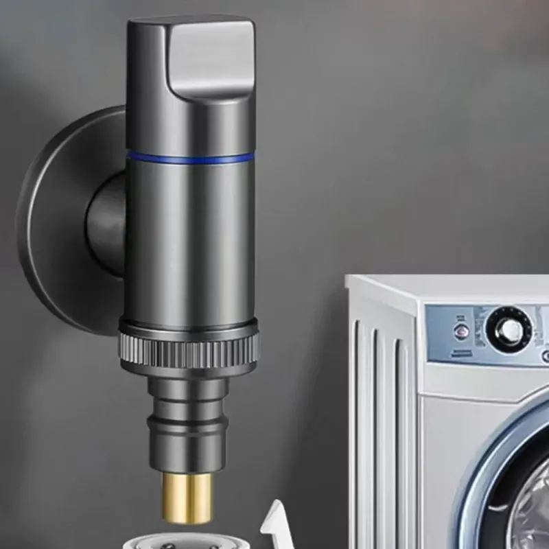 Angle Valve Washing Machine Automatic Water Stopper - Image 0