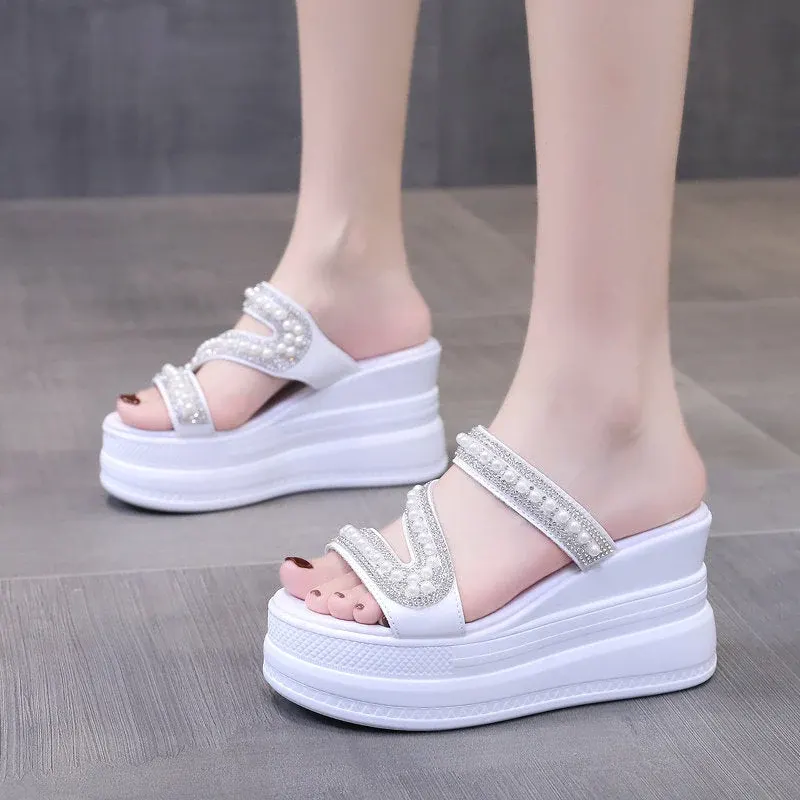 Summer Walk High Platform Slippers - Image 0
