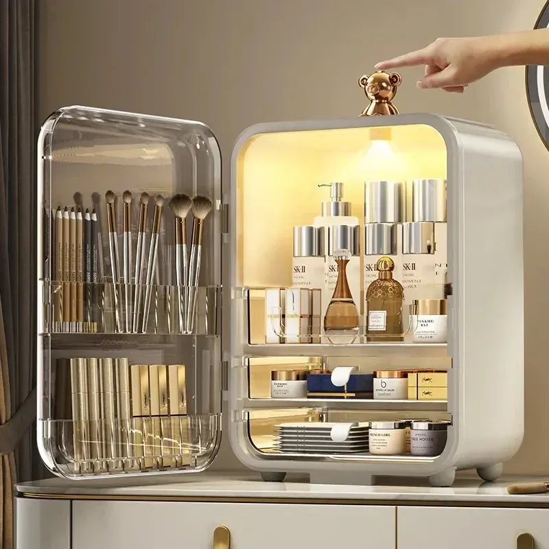 Anti-Dust Large LED Cosmetic Storage Box - Image 0