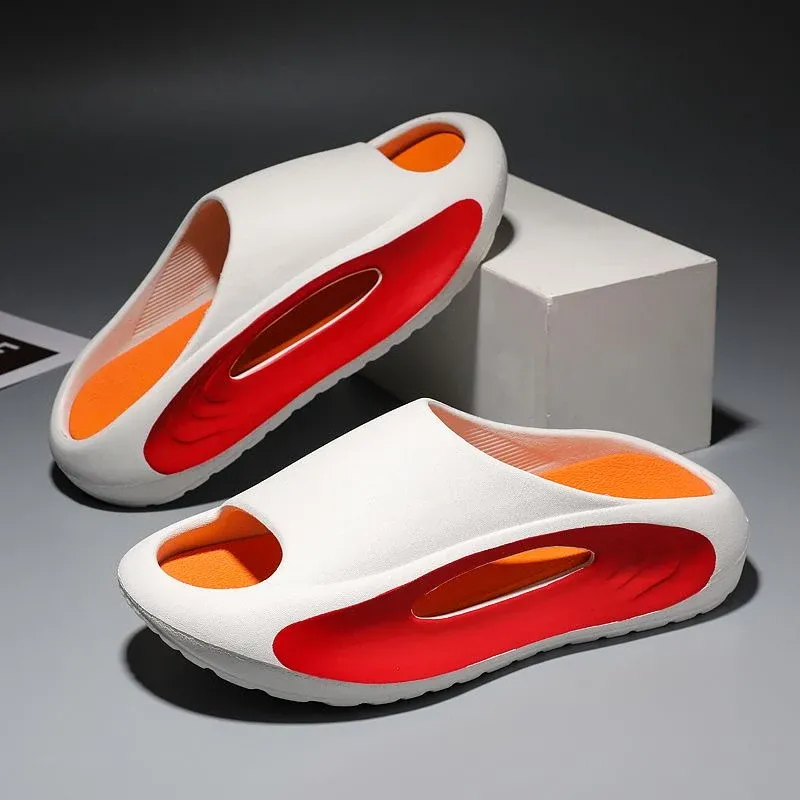 Hollow Out Futuristic Beach Slippers - Image 0