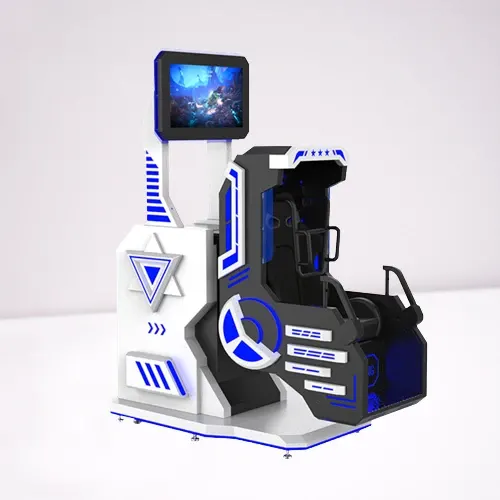 Futuristic 9D Virtual Reality Roller Coaster Simulator - Image 0