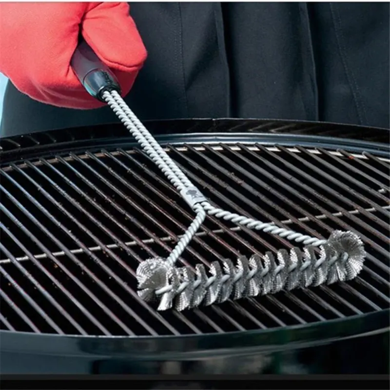 Stainless Steel BBQ Grill Cleaning Brush - Image 0