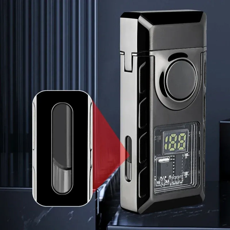 Voice Controlled USB Colorful Double Flame Lighter - Image 0