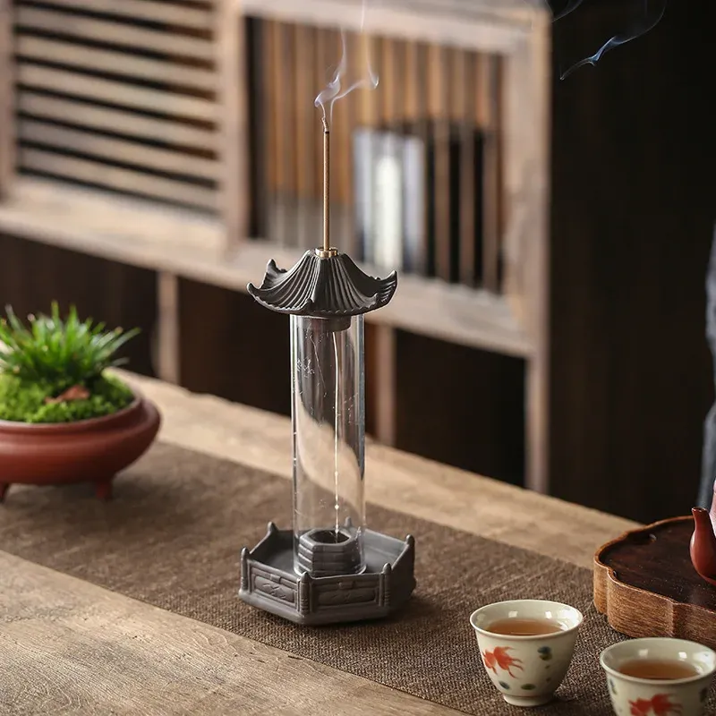 Zen Serenity Smoke Meditation Waterfall Burner - Image 0