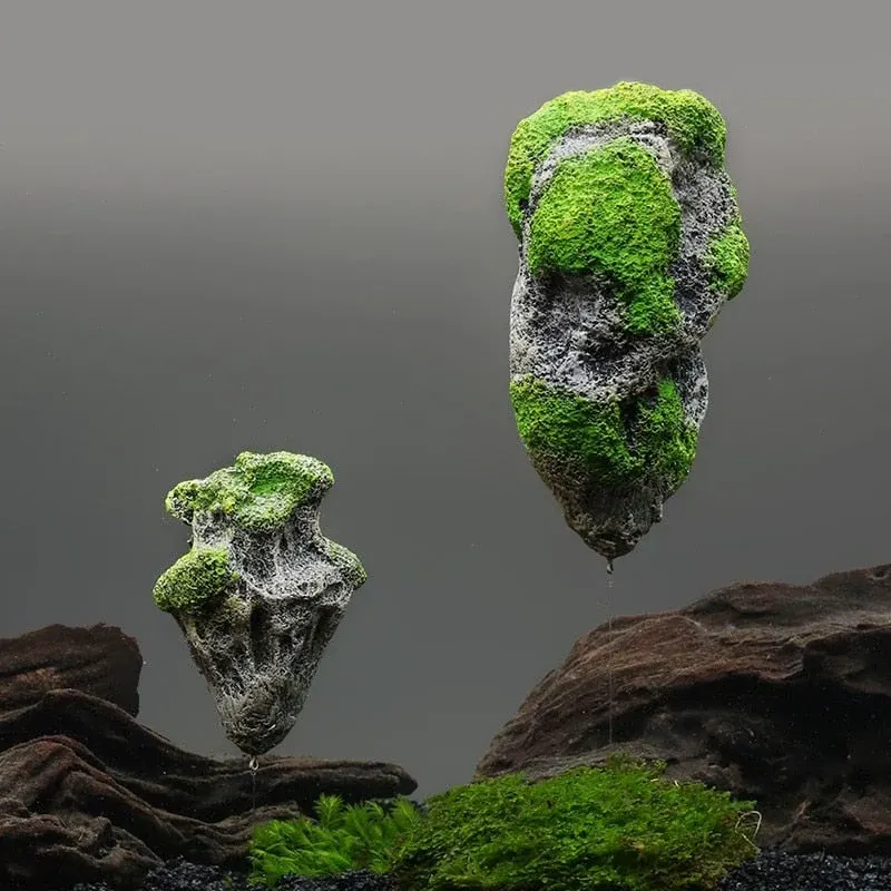 Sea Mountain Flying Rock Aquarium Decor - Image 0