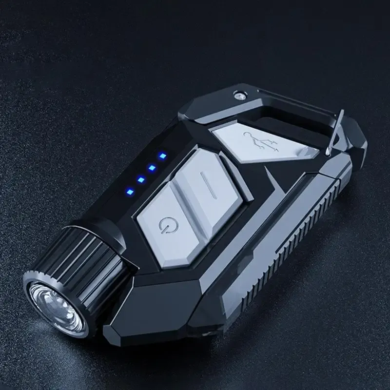 Rechargeable Lightweight LED EDC Camping Keyring Light - Image 0
