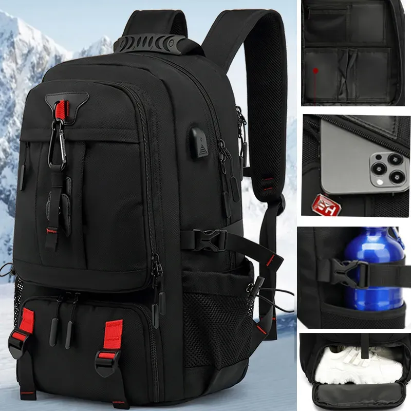 Multi-Utility USB Outdoor Large Capacity Backpack - Image 0
